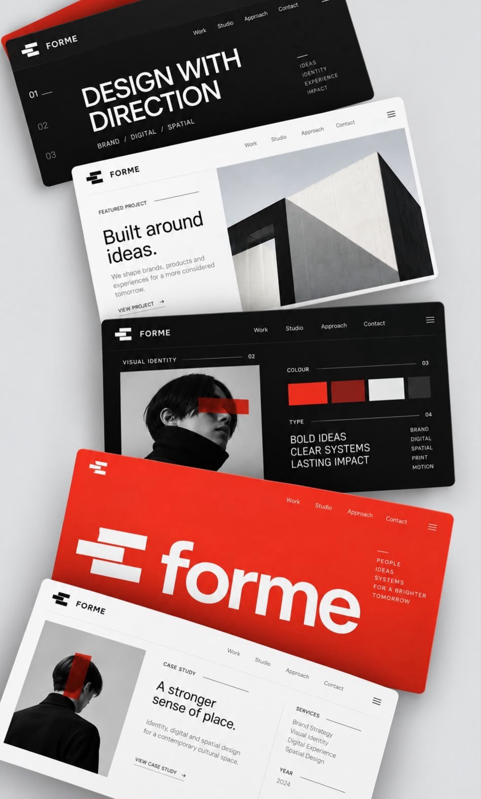 Forme, studio website