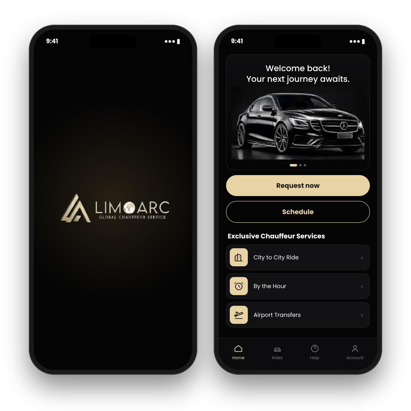 LimoArc, mobile app